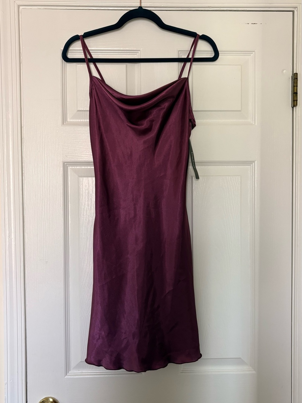 NWT- Bebe satin dress